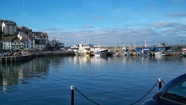 Brixham harbour, Devon, UK