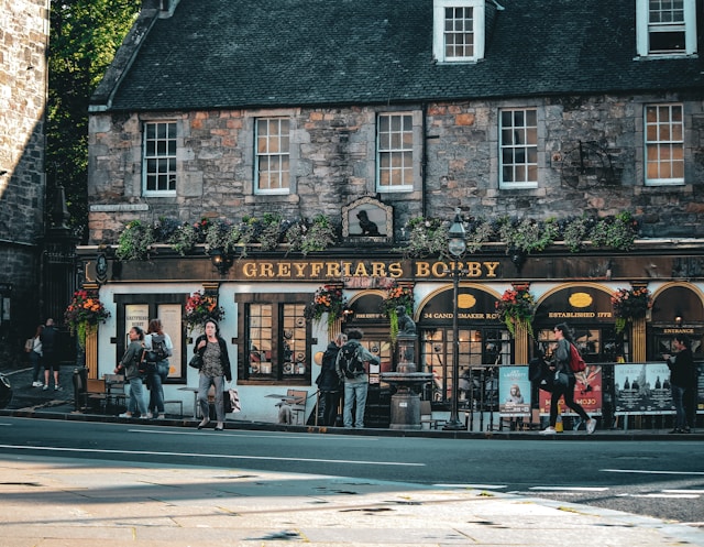 Greyfriars Bobby pub in Edinburgh